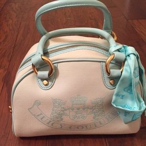 Aqua Juicy Bowler bag
