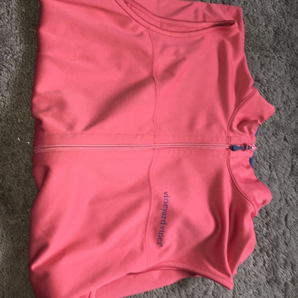 Mens Jetty Red Zip Up Vest Size S