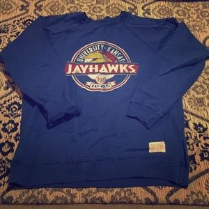Cozy KU / Jayhawk Crew Neck Sweatshirt