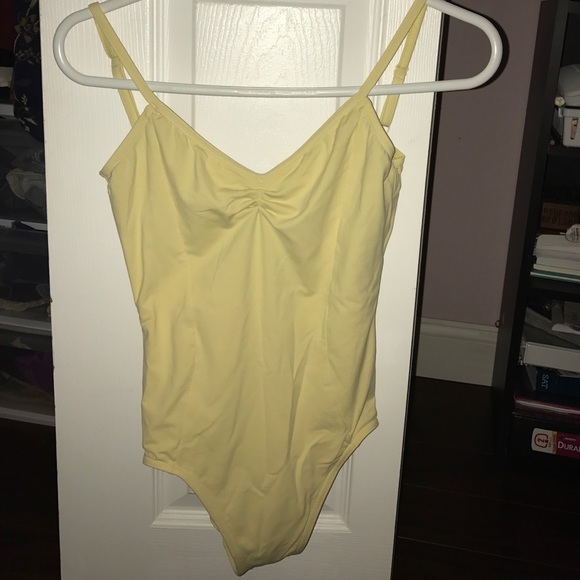 Capezio yellow leotard