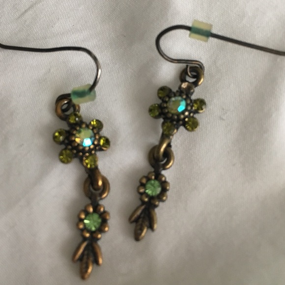 Gold Flower Earrings