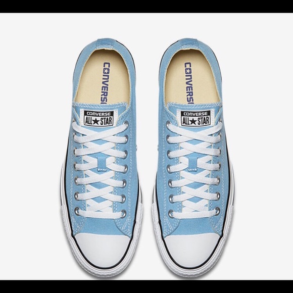 Light blue converse all stars