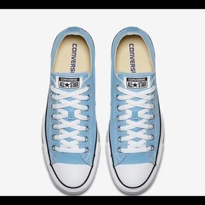 Light blue converse all stars