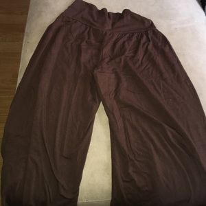 Brown Gaucho Capris