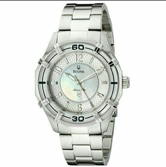 NWT $399 Bulova Marine Star solano watch main image 2