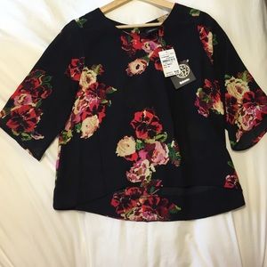 Bobeau blouse. Never worn