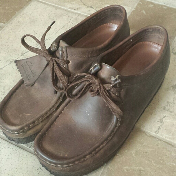 Clarks Leather Wallabees