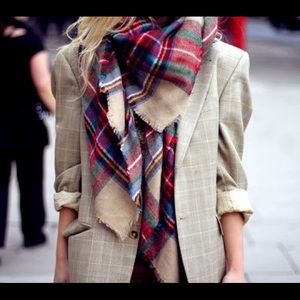 Plaid scarf
