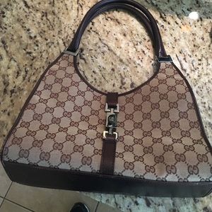 Gucci authentic monogram shoulder bag.