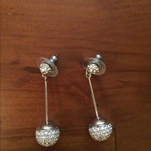 Swarovski crystal dangling earrings
