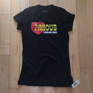 Famous Stars and Straps NWT t-shirt/juniors
