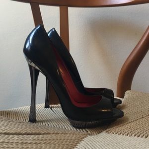 Charles Jourdan Black Stilettos