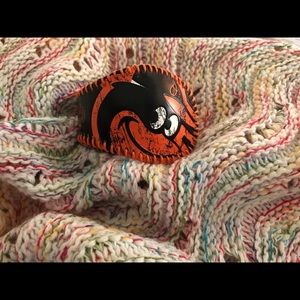 Baseball cuff bracelet