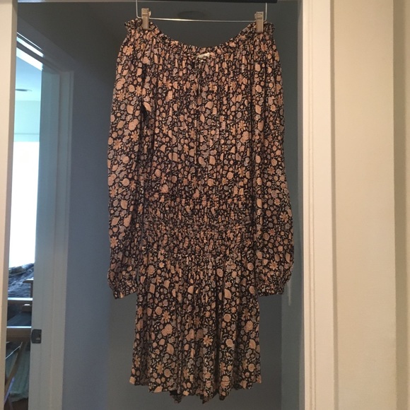 Magali Pascal Off The Shoulder Floral Dress