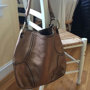 Kenneth Cole leather hobo bag