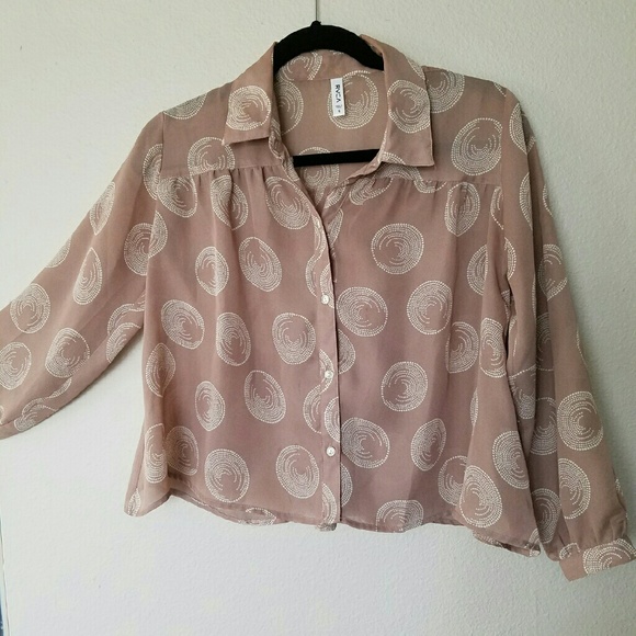 RVCA "Crippled Affection" Blouse - S