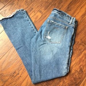 GAP Straight Leg distressed Jeans