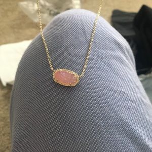 Kendra Scott breast Cancer necklace