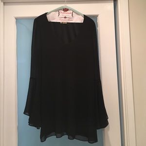 Show Me Your Mumu flare sleeve mini dress