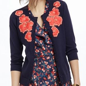 Anthropologie Firebloom Cardigan