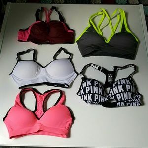 Bundle of 5 VS sports bra's
