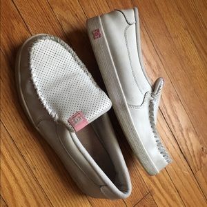 D.C. White slip on