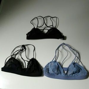 Bundle of 3 VS bralettes