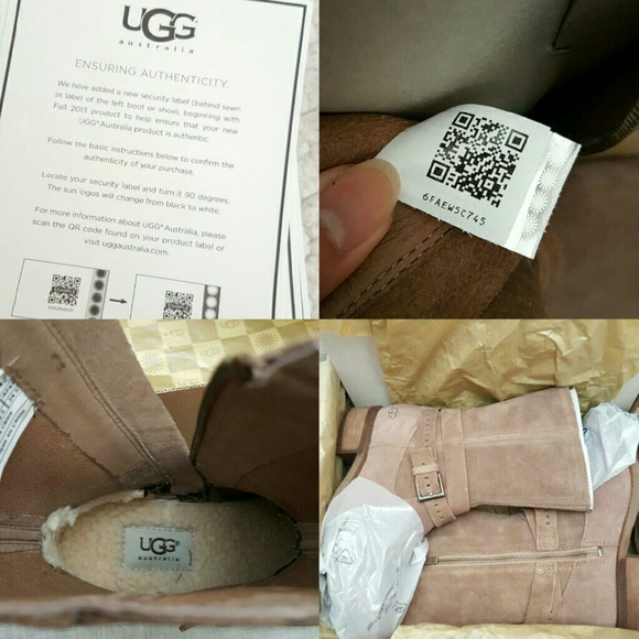 NIB UGG KIINGS MOTO BUCKLE BOOTS - Picture 3 of 4