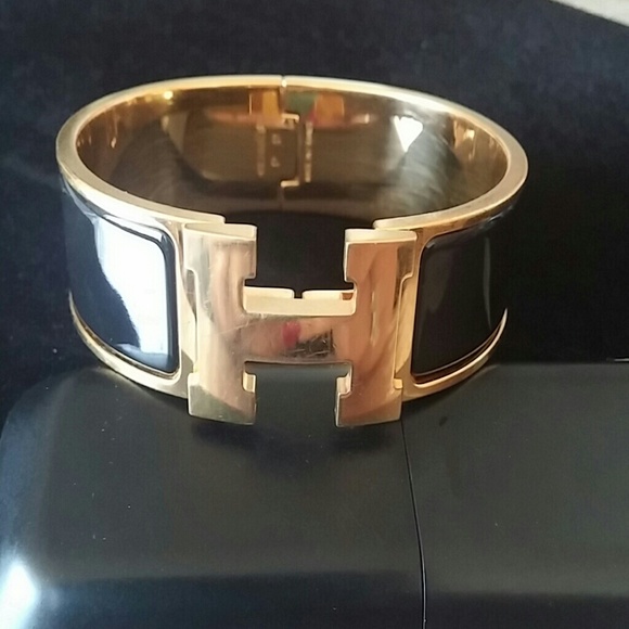 Hermes Jewelry - Hermes Clic Clac Wide Bangle Bracelet