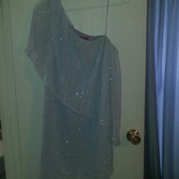 Womens heather blue dress