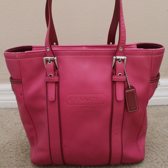 Pink Coach Purse - Picture 2 of 4