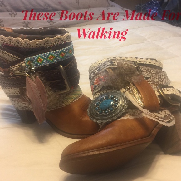 GORGEOUS BOHO Customized Western Boots..