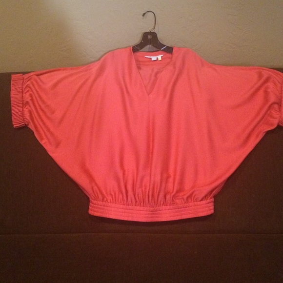 Dolan sleeve silk blouse