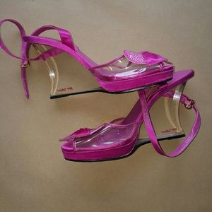 Betsy Johnson heart wedges