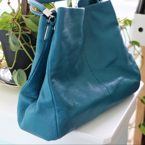 EUC Coach Madison Leather Phoebe in Dark Plume