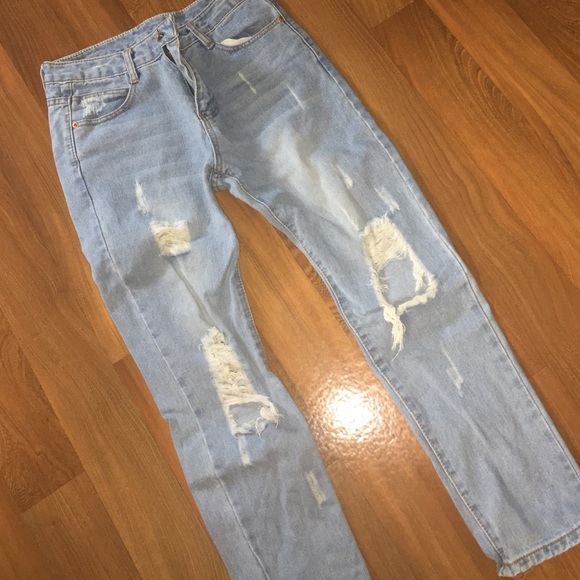 Distressed Bf jeans.Not from Brandy Melville