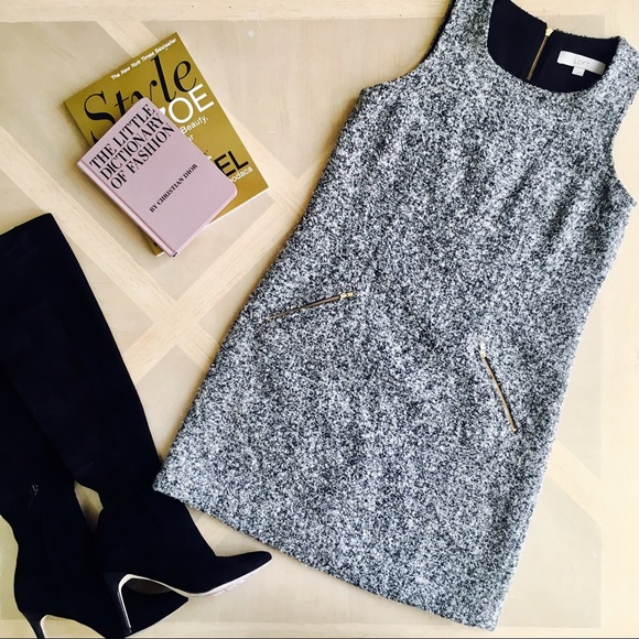 Loft ~ Zip Pocket Shift Dress