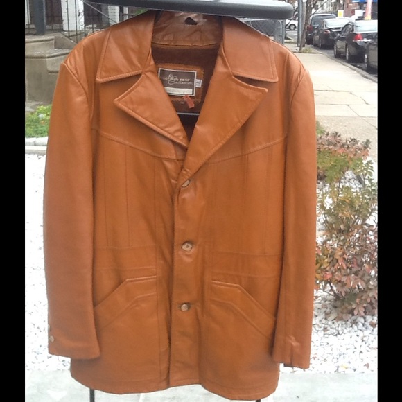 Vintage men's leather coat by Sears