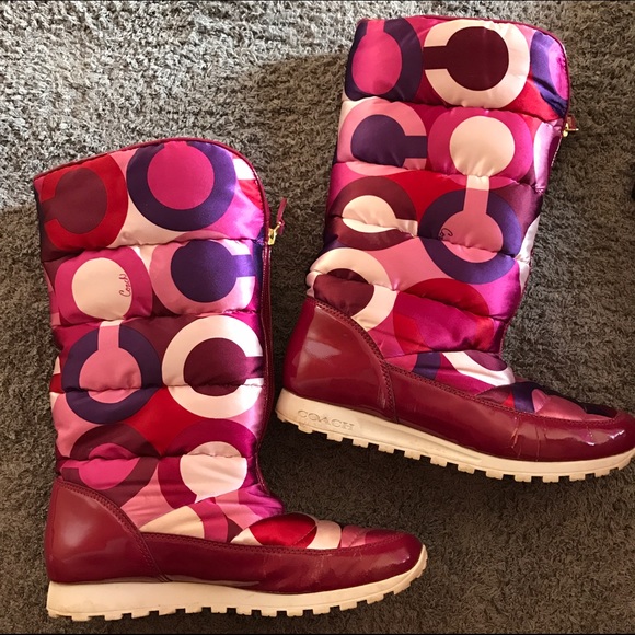 Coach winter boots
