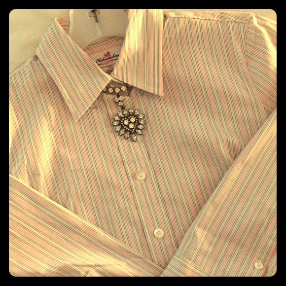 J. Crew Haberdashery Striped Button Up Shirt - Picture 1 of 4