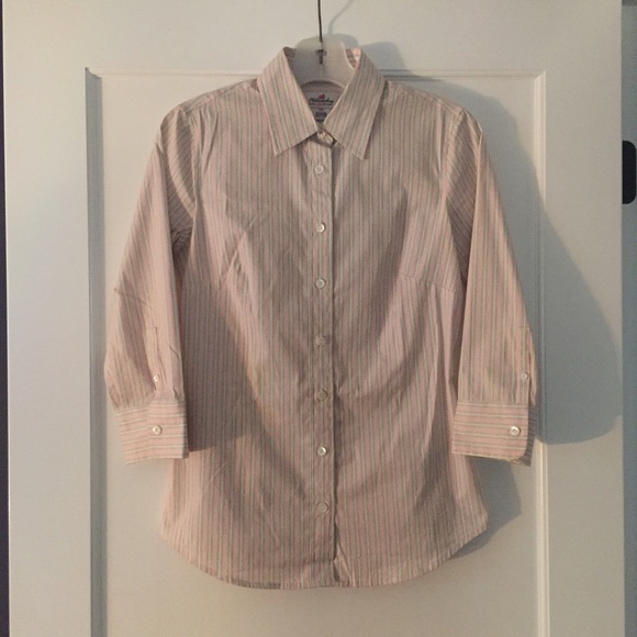 J. Crew Haberdashery Striped Button Up Shirt - Picture 2 of 4