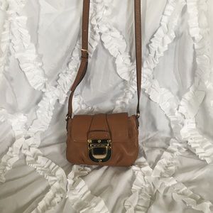 Michael Kors cognac crossbody bag