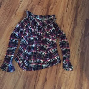 Long sleeve flannel shirt