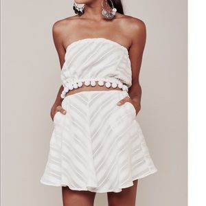 Alessandra mini skirt (s) also selling the top (s)