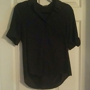 Black button up shirt