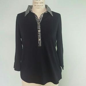 Ann Taylor Loft Collard Tunic