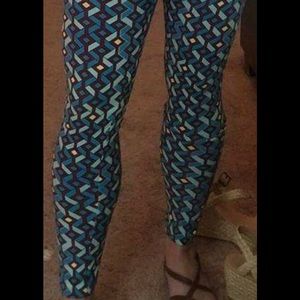 Lularoe TC pattern leggings