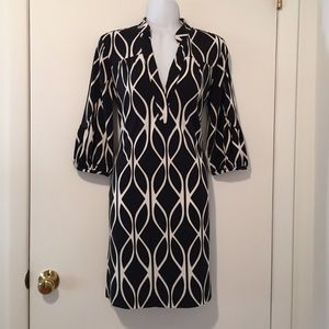 Banana Republic Black & White Tunic Dress