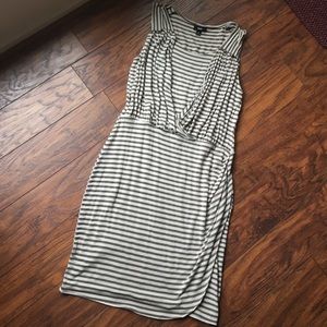 Mossimo Striped Faux Wrap Dress