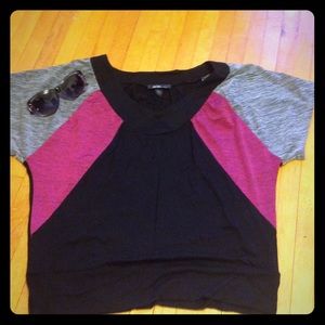 Beautiful short sleeve top, AGB petite medium